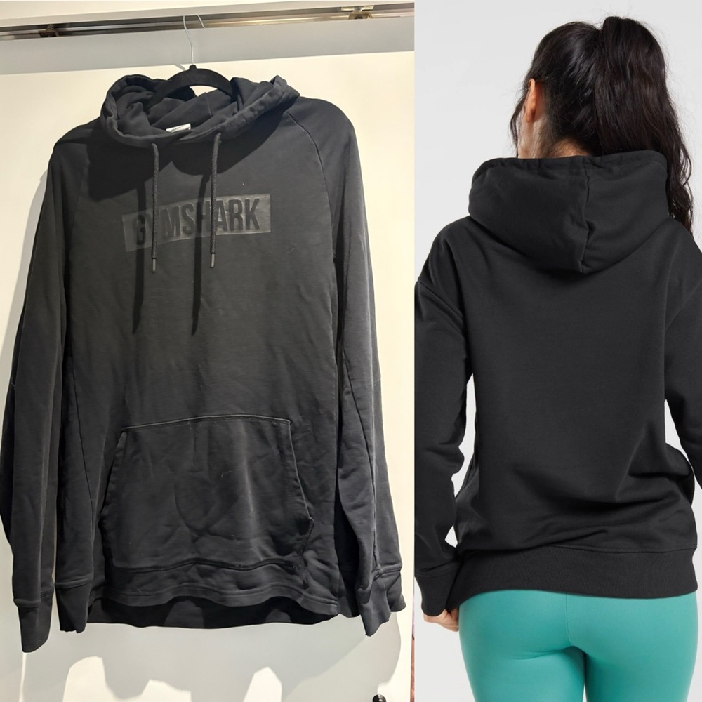 Gymshark Black Hoodie Sweatshirt
